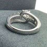 Round Brilliant cut Lab grown Diamond 14K White Gold Engagement Ring