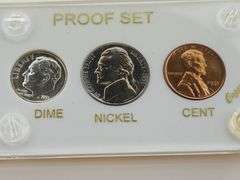 1951 United States Silver Proof Set, Capital Plastics Holder