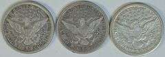 1896 & 1903 in XF and 1904 in AU Barber Quarters
