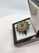 Extremely fine Victorian Emerald and diamonds ring