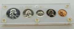 1952 United States Silver Proof Set, Capital Plastics Holder
