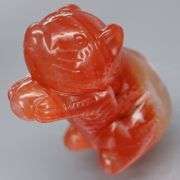 Adorable 67.28ct capybara Agate carving