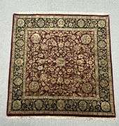 Handmade 7.2x7.2 Square Rug
