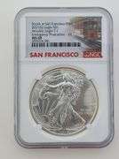 2021 (S) T-1 Heraldic Silver Eagle, NGC MS69