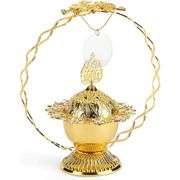 Metal Incense Burner with Handles and Ash Tray