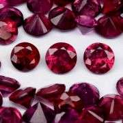 Heavy! 20.19ct violet pink Rhodolite Garnet set!