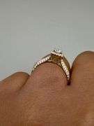 14K White Gold Round Brilliant Cut 1 Carat Diamond Ring