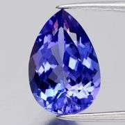 Substantial 3.54ct VVS grade 12x8mm blue violet Tanzanite!