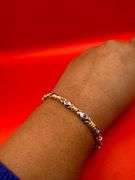 14K Two-tone Gold Black Diamond Tennis Bracelet