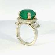18K White and Yellow Gold Eterna Verde Ring