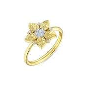 Beautiful 14K Gold Natural Diamond Ring