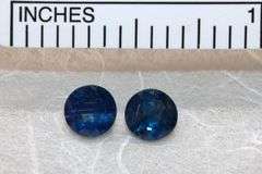 Royal Blue Natural Sapphire Pair