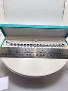 Extremely fine 19.5G Platinum and 12.27 ctw GGA certfied Sapphire and diamond Bracelet