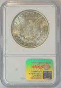 Superb better date Gem BU 1896-P Morgan Silver Dollar. NGC MS65
