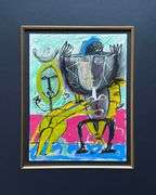 Fantastic Original One Of A Kind Artwork By Romgo