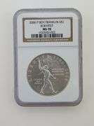 2006 Silver Commemorative Dollar - Franklin Scientist NGC MS70