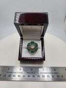 Extremely fine Victorian Emerald and diamonds ring