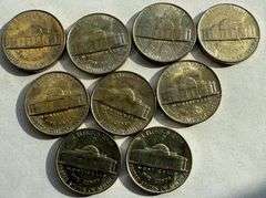 Nine Near Full Steps BU 1943 D Silver War Nickels