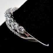 CZ Gemstone Ring in Sterling Silver