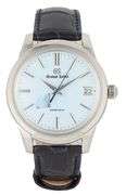 Grand Seiko Elegance SBGA407, 40mm, Blue Skyflake Dial, Stainless Steel Men’s Watch
