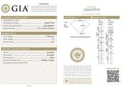 Loose Diamond, 0.90ct, GIA Certified, Oval Brilliant Cut