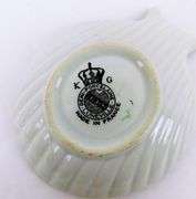 4 Vintage French Faience Oyster Shooters