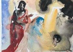 Highly Collectible and Rare Salvador Dali Original Llithograph from the 'Biblia Sacra' Suite