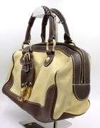 Celine gold and brown durable handle bag