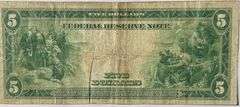 $5 Series 1914 Fed Reserve Note