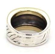 David Yurman two tone Cable classic Cigar band