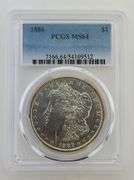 1886 Morgan Silver Dollar, PCGS MS64