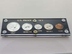 1950 United States Silver Proof Set, Capital Plastics Holder