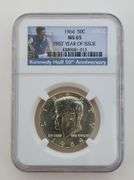 1964 Kennedy Half Dollar, NGC MS65
