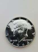 1964 Accented Hair Proof Kennedy Half Dollar
