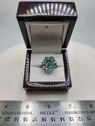 Extremely fine Victorian Emerald and diamonds ring