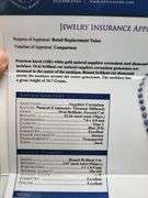 Extremely fine 34.6G of 14k gold and 32.16 ctw GGA certfied Sapphire and diamond necklace