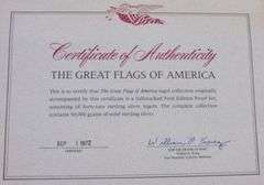 Scarce 104+ oz Solid Sterling Silver Franklin Mint Flags of America Ingots