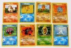 8 Pokémon 1999 Trade Cards
