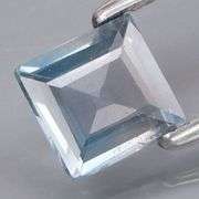 Eye clean! .88ct princess cut blue Sapphire