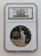 1986 S Ellis Island Silver Dollar, NGC PF69 Ultra Cameo