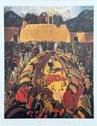 Collectible Ernest L. Blumeschein, Moon, Morning Star, Evening star