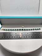 Extremely fine 18.4G Platinum and 14.19 ctw GGA certfied  Emerald and diamond Bracelet