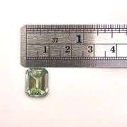 Gorgeous Amazing Large Eye-Clean 8 Ct Emerald Green Fire Moissanite Solitaire.
