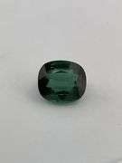 CERTIFIED NATURAL GREEN TOURMALINE 3.06 CARAT . CUSHION CUT