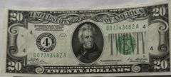 $20 1928 Choice AU First Series Numerical Gold Payable Note