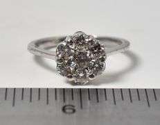 CZ Gemstone Ring in Sterling Silver