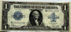 Choice Near Unc $1 1922 Series Silver Certificate