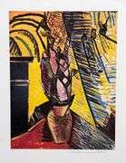 Collectible Pencil Numbered Pablo Picasso, Vase of Flowers