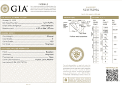Loose Diamond, 1.01ct, GIA Certified, Round Brilliant Cut