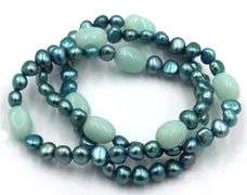 Lot of 3 Honora pearl bangles